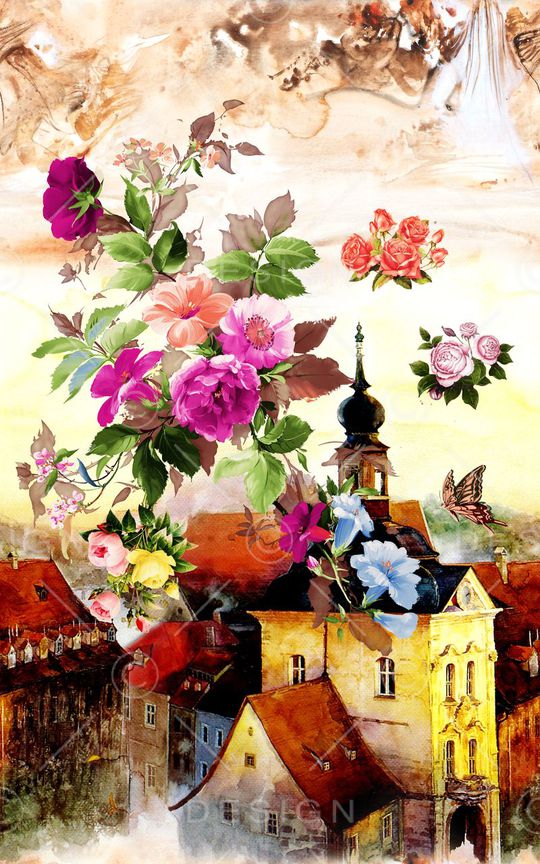 花朵印花华亿平台图片