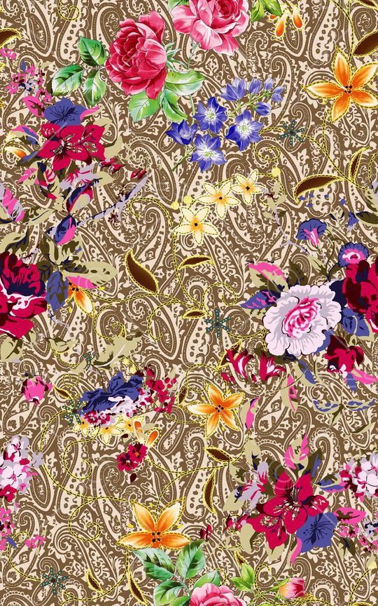 花朵印花华亿平台图片