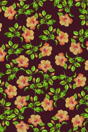 小碎花印花华亿平台图片