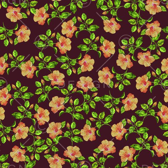 小碎花印花华亿平台图片