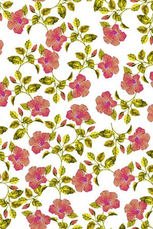 小碎花印花华亿平台图片