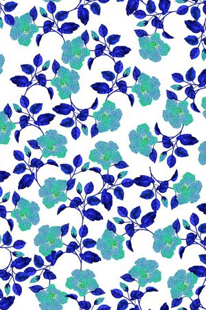 小碎花印花华亿平台图片