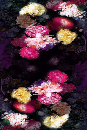 披肩长巾印花华亿平台图片