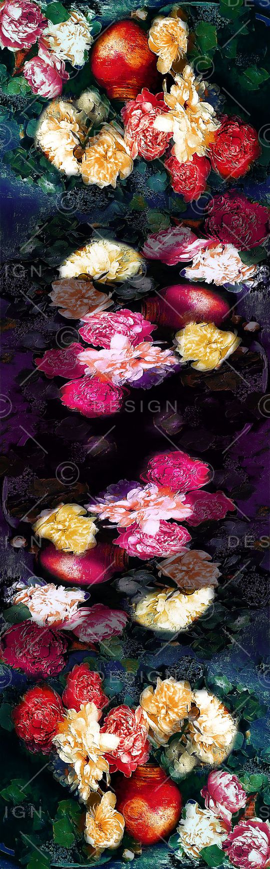 披肩长巾印花华亿平台图片