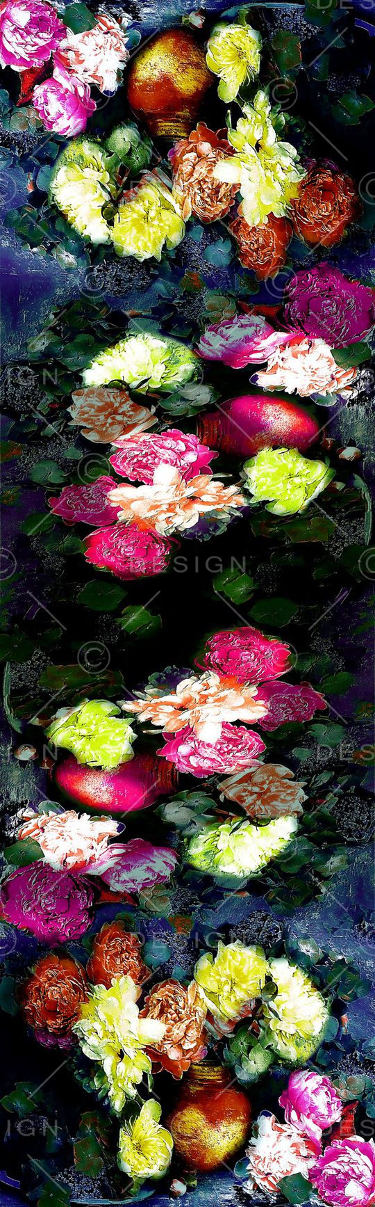 披肩长巾印花华亿平台图片