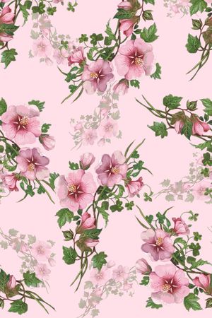 红色印花华亿平台图片