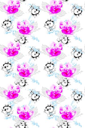 清新印花华亿平台图片