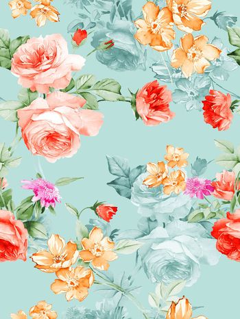 花朵印花华亿平台图片