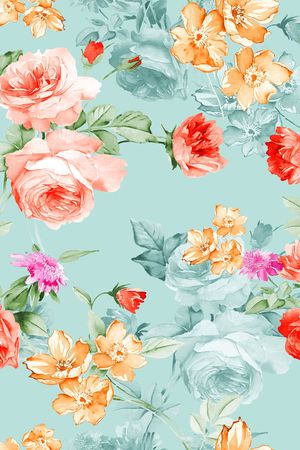 花朵印花华亿平台图片