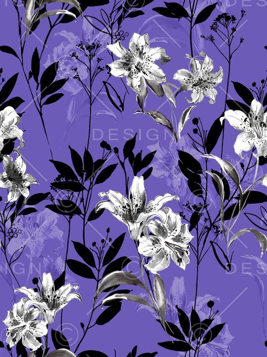 花朵印花华亿平台图片