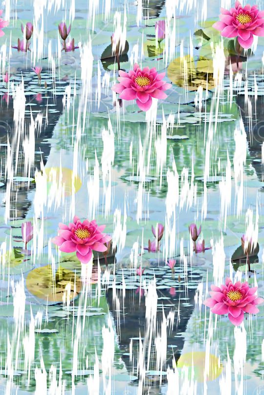 时尚小碎花印花华亿平台图片