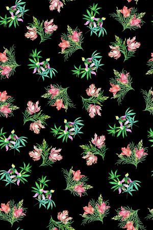 碎花印花华亿平台图片