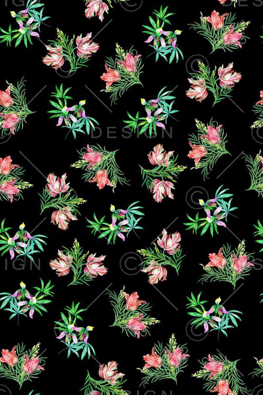 碎花印花华亿平台图片