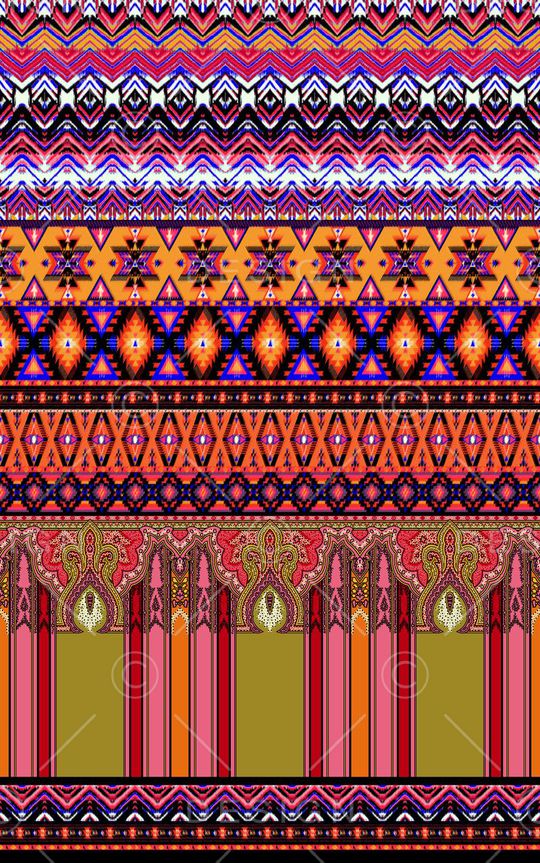 民族风印花华亿平台图片