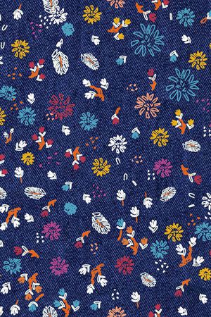 时尚。小清新印花华亿平台图片