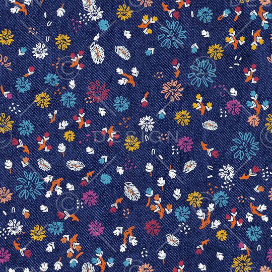 时尚。小清新印花华亿平台图片