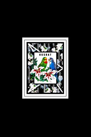 花鸟印花华亿平台图片