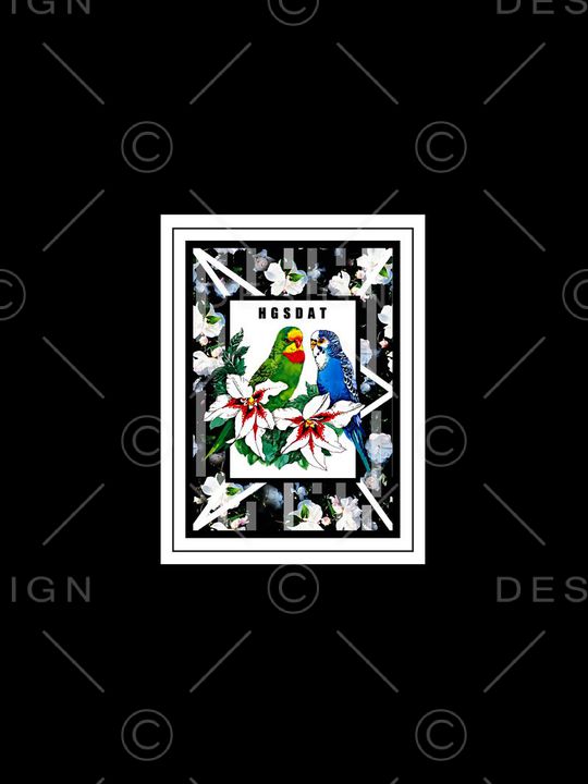 花鸟印花华亿平台图片