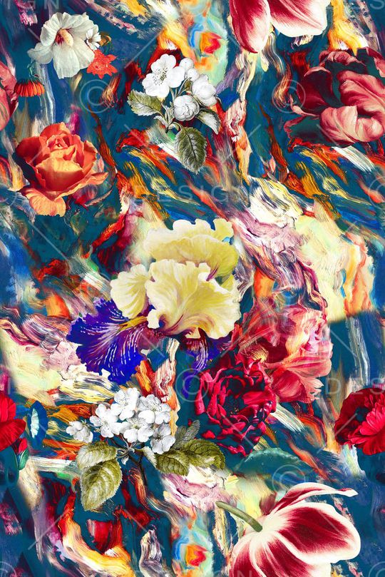 抽象印花华亿平台图片