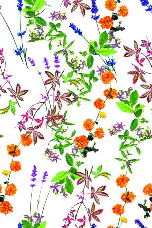 小碎花印花华亿平台图片