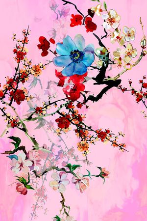 中国风印花华亿平台图片