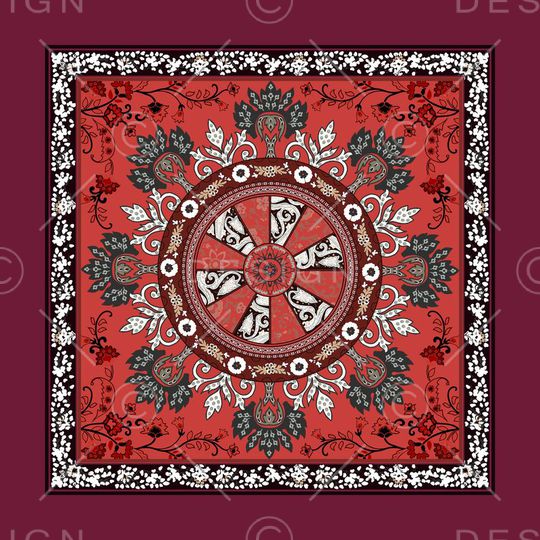 圆形印花华亿平台图片