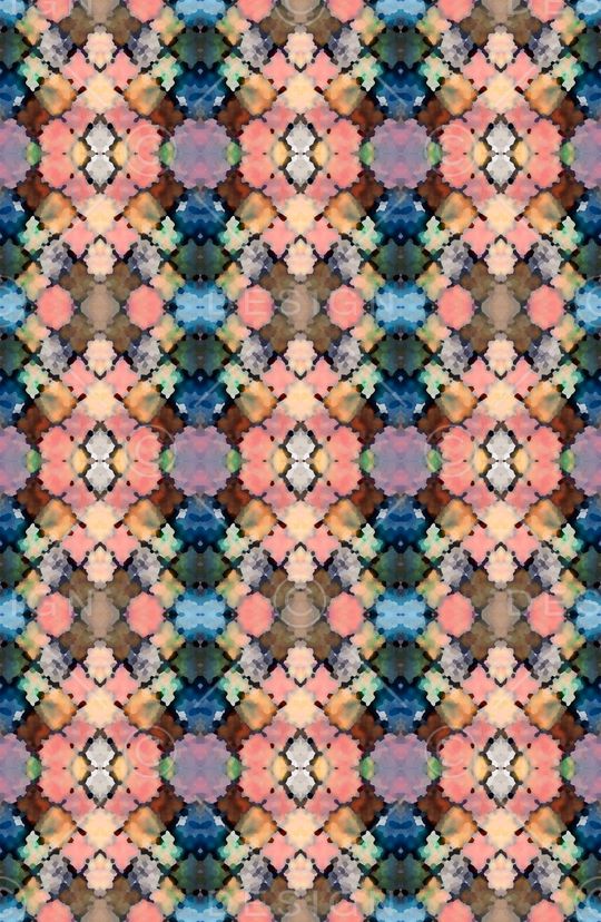 抽象时尚印花华亿平台图片