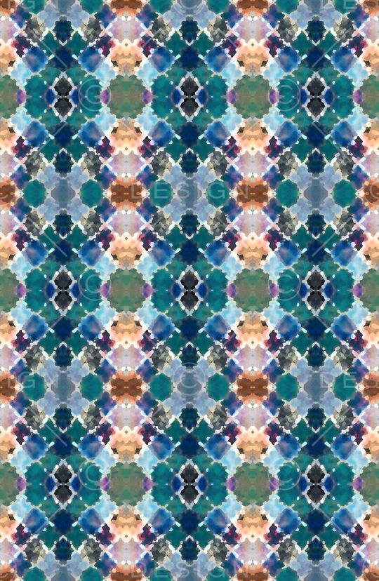 抽象时尚印花华亿平台图片