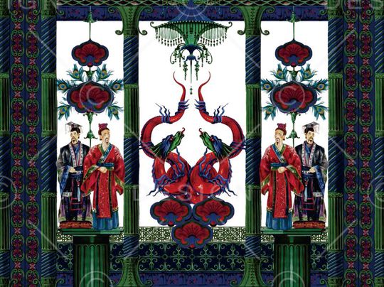 女装印花华亿平台图片