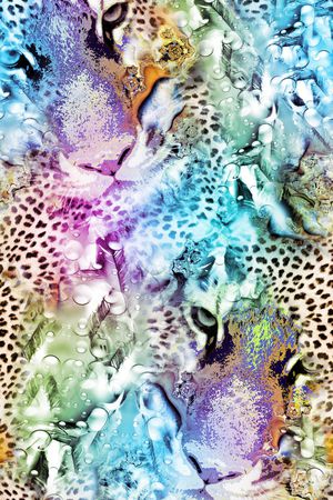 豹纹印花华亿平台图片