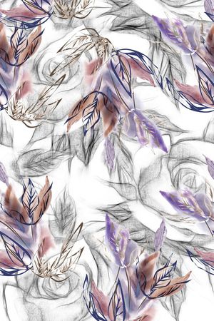 手绘印花华亿平台图片