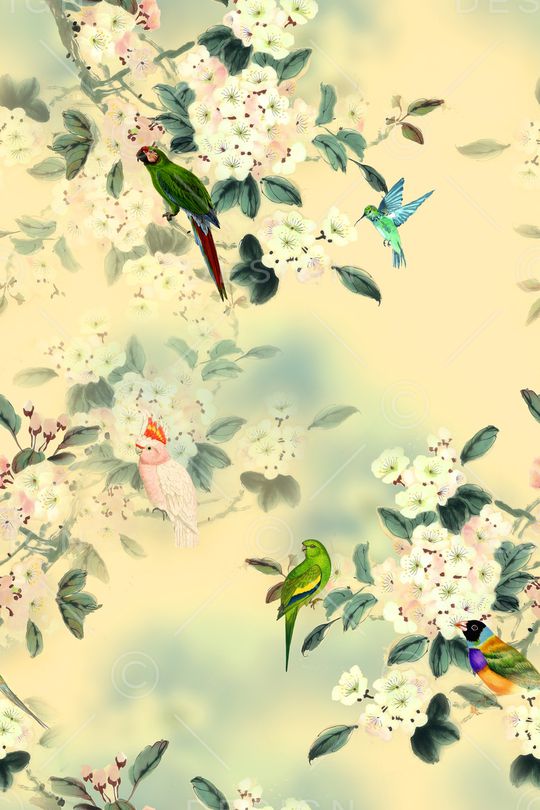 中国风印花华亿平台图片