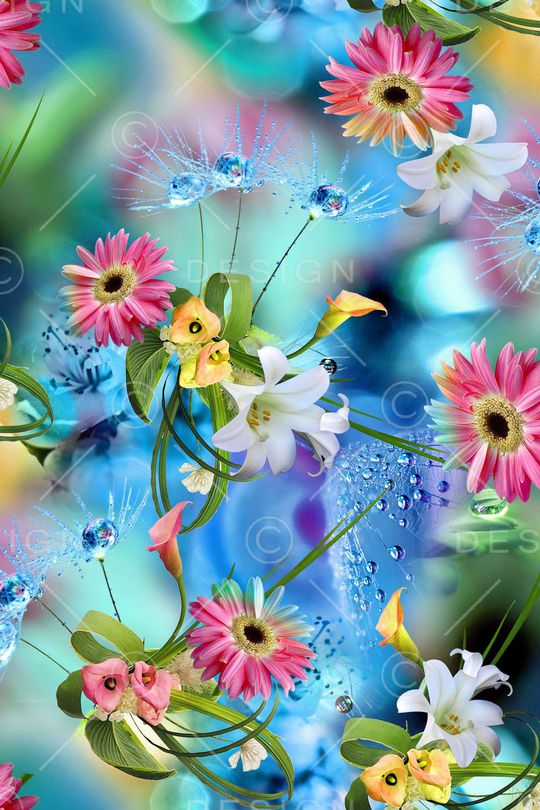 花朵印花华亿平台图片