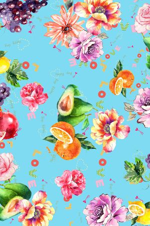 水果印花华亿平台图片