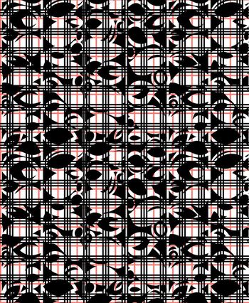 不规则几何印花华亿平台图片