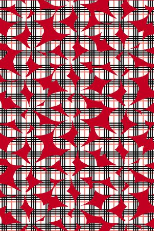 格子印花华亿平台图片