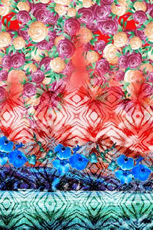 MAX-中老年真丝女装印花华亿平台图片