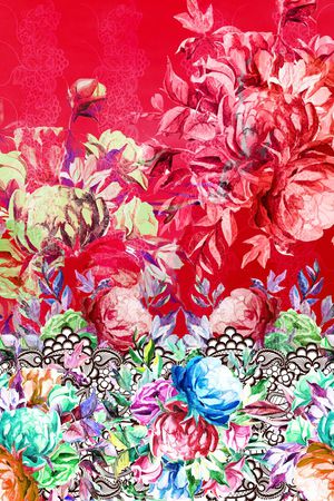 MAX-女装花卉印花华亿平台图片