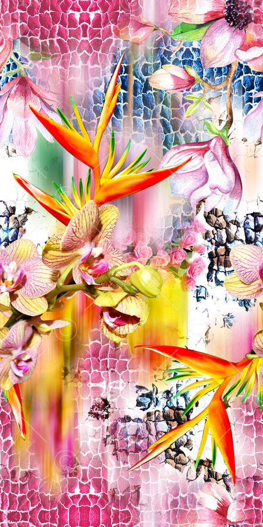 MAX-中老年真丝女装印花华亿平台图片