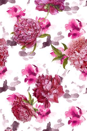 手绘印花华亿平台图片