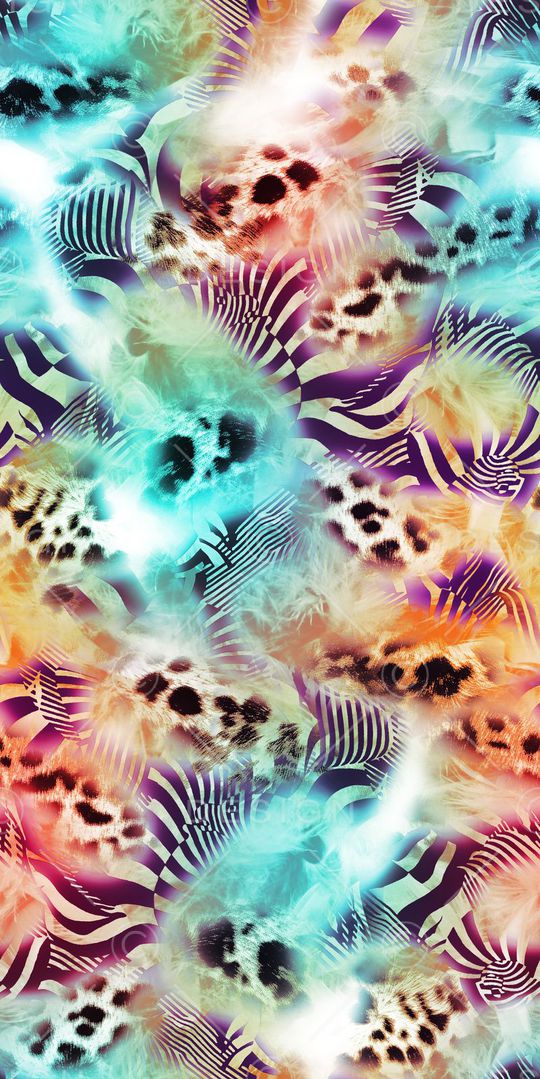 豹纹印花华亿平台图片