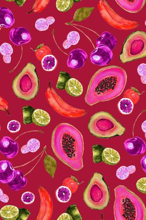 香蕉印花华亿平台图片