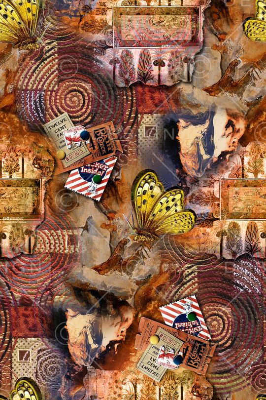 抽象印花华亿平台图片