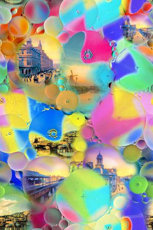 油画肌理印花华亿平台图片