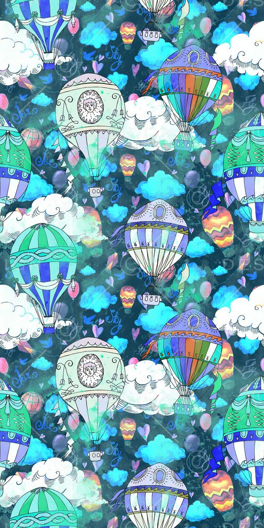 热气球印花华亿平台图片