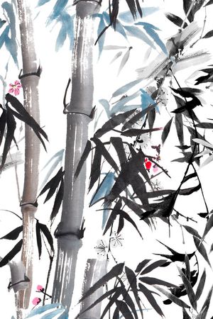 中国风印花华亿平台图片