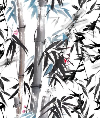 中国风印花华亿平台图片