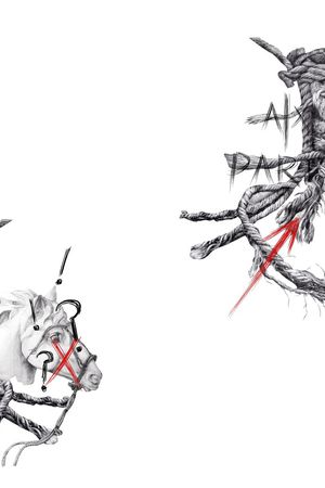 素描印花华亿平台图片