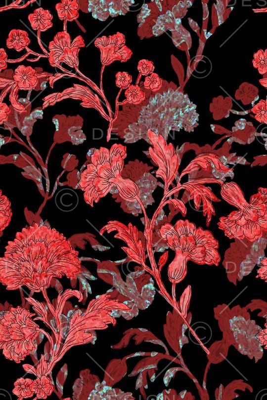 L.D~中国风印花华亿平台图片