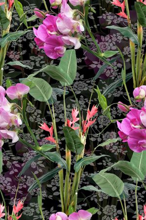 花朵印花华亿平台图片